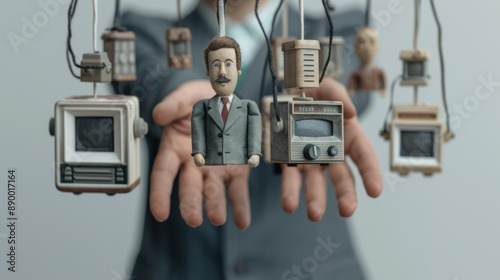 Manipulating Public Opinion - Hand Puppeteering Various Media Outlets for Control Over Information and Bias Representation