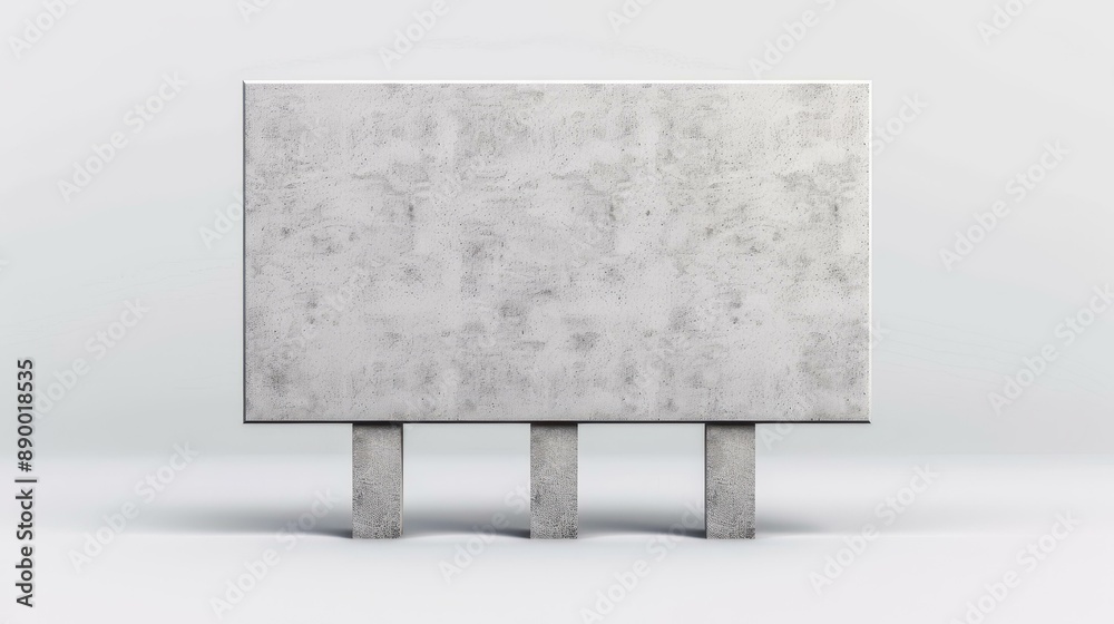 Fototapeta premium Showcase your brand with a blank billboard mockup perfect for advertising and presentations.