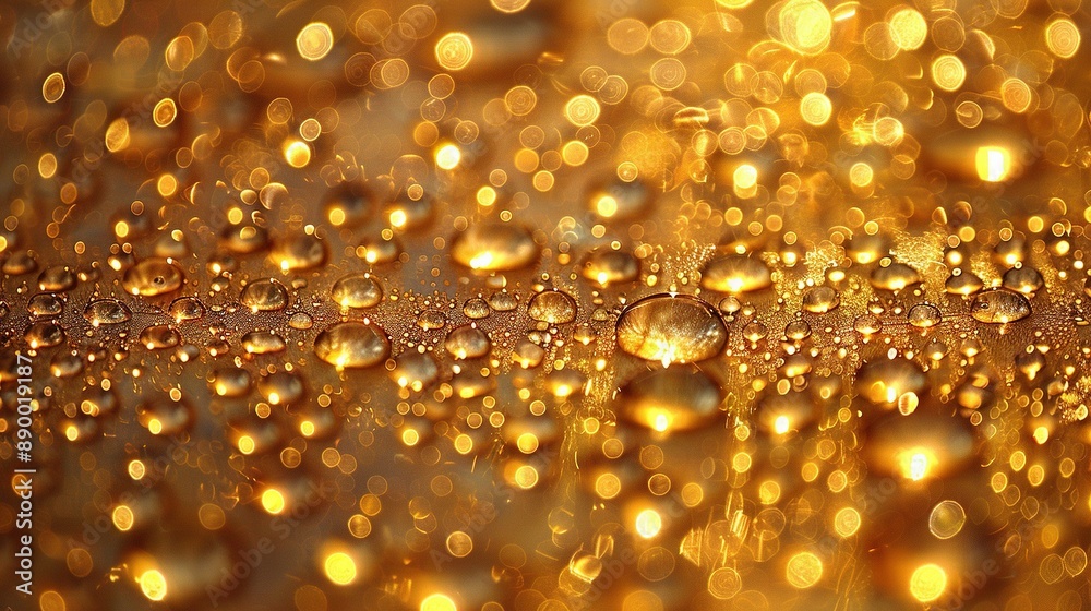 A clear depiction of raindrops on a sharpened surface, set against a hazy background image of the surface A clear depiction of raindrops on a sharpened surface, set against a hazy background image of the surface