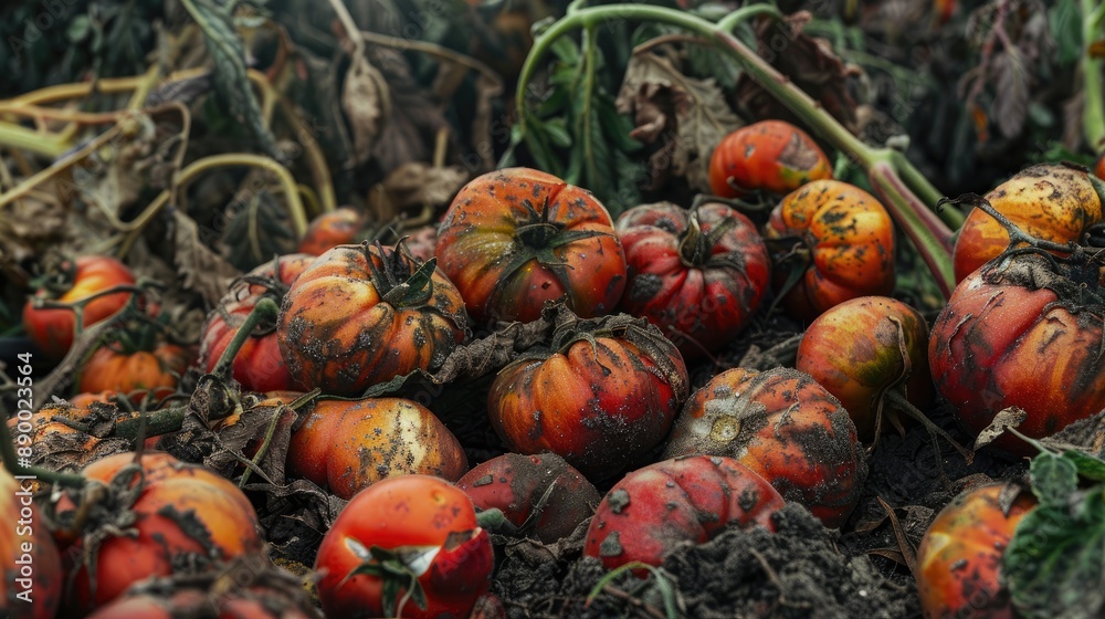 Rotten tomato waste pile mold fungi farm farming discarded food bio organic rot rust vegetables plant mouldy cultivation musty rusty greenhouse moss mildew gray mould drought dry soil harvest Rotten tomato waste pile mold fungi farm farming discarded food bio organic rot rust vegetables plant mouldy cultivation musty rusty greenhouse moss mildew gray mould drought dry soil harvest