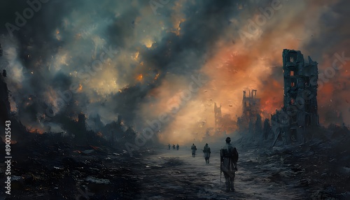 war, destruction, end of the world