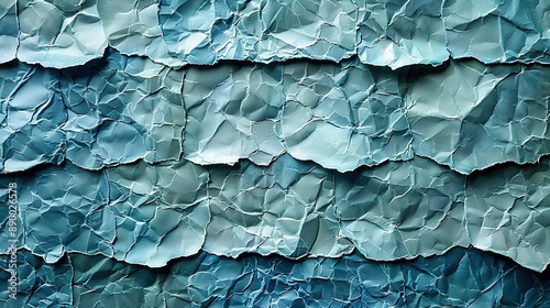 Wallpaper Mural   A close-up photo captures a blue and white wall featuring peeling blue and white paint Torontodigital.ca