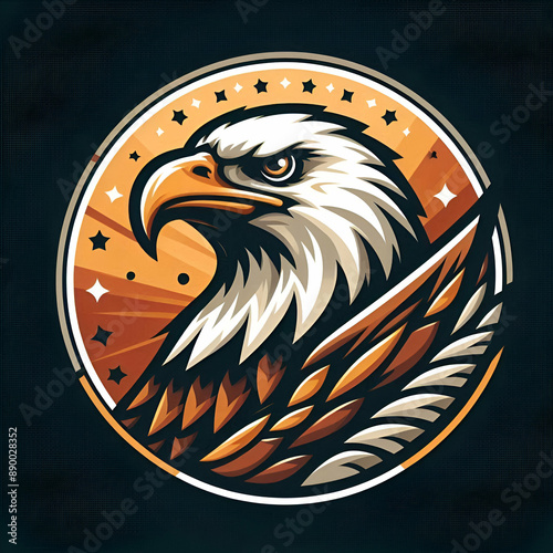 eagle head illustration photo