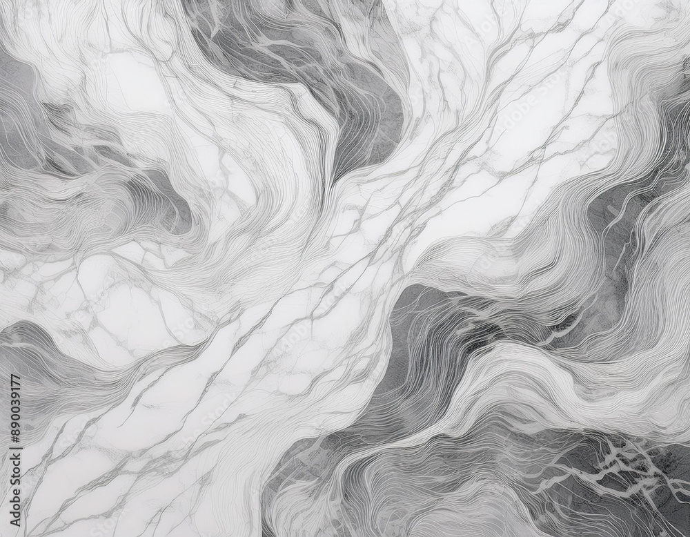 High-Resolution Marble Texture Background with Classic White and Gray Veins High-Resolution Marble Texture Background with Classic White and Gray Veins