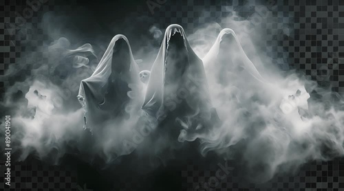 Halloween, magical ghost, atmosphere.	
