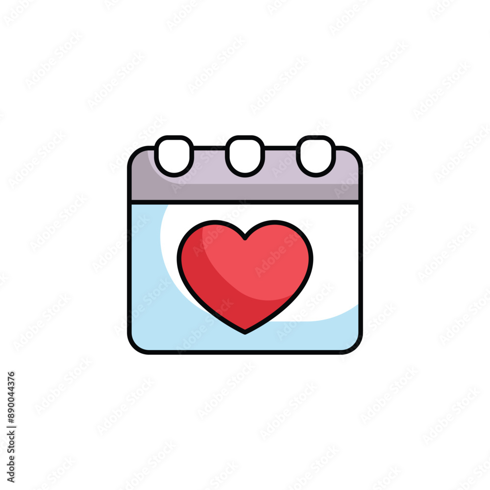 Valentines Day icon design with white background stock illustration Valentines Day icon design with white background stock illustration