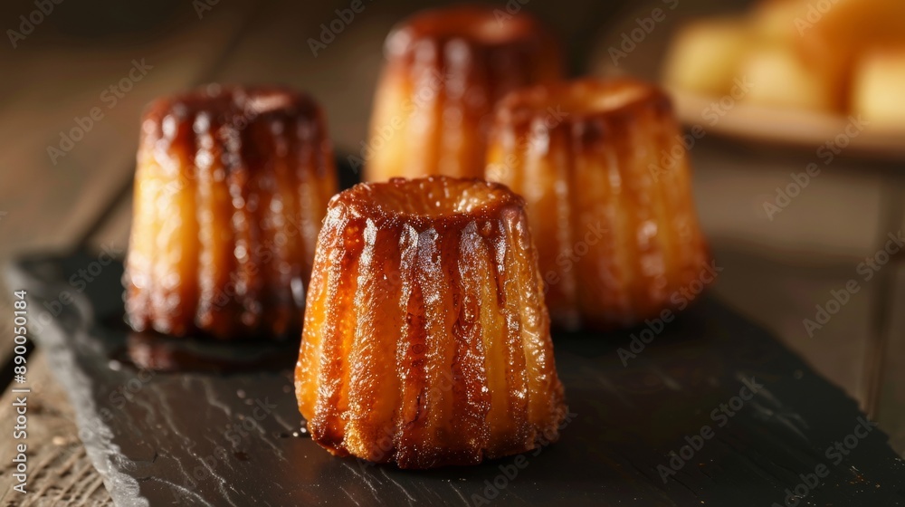 The national cuisine of France. Canele (Canelé). The national cuisine of France. Canele (Canelé).