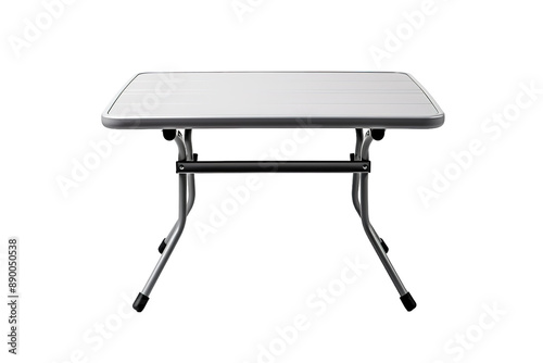 A Compact Folding Table Ready For Outdoor Adventures on a Clear PNG or White Background. photo