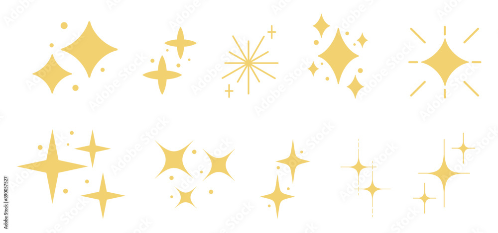 Sparkle Shape Element Set Sparkle Shape Element Set