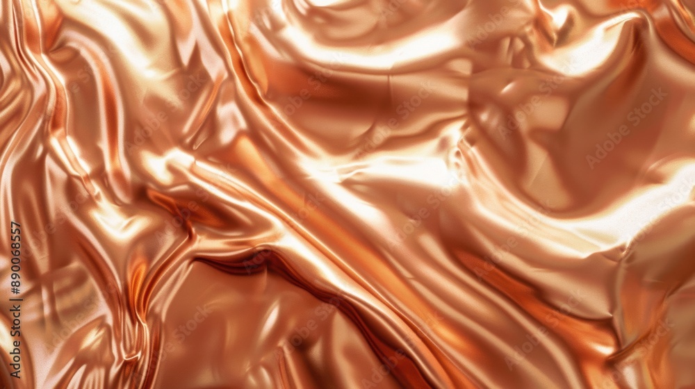 A detailed abstract background featuring a copper liquid texture with fluid and reflective patterns, creating a luxurious visual effect. A detailed abstract background featuring a copper liquid texture with fluid and reflective patterns, creating a luxurious visual effect.