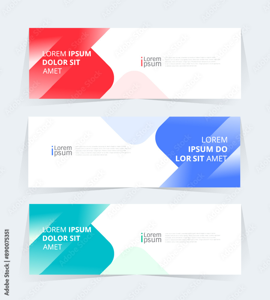 Geometric banner design with Vector presentation template. Geometric banner design with Vector presentation template.