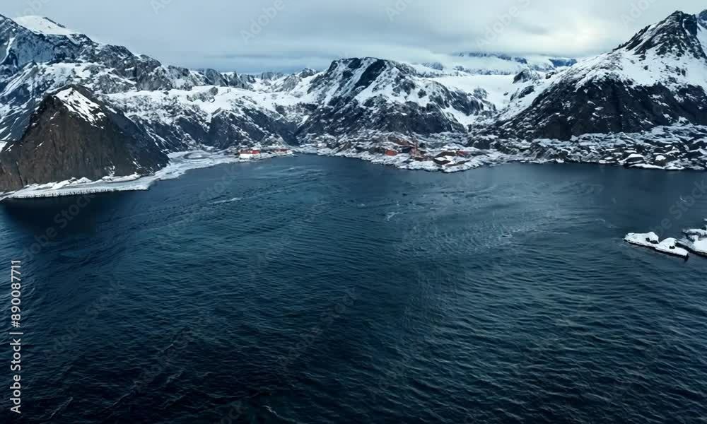 Aerial view of beautiful landscape during winter Aerial view of beautiful landscape during winter