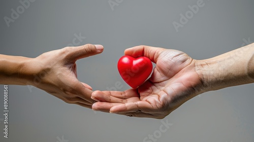 The heart in two hands