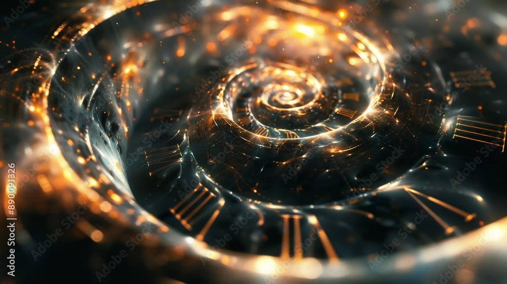 Abstract Clockwork Spiral Abstract Clockwork Spiral