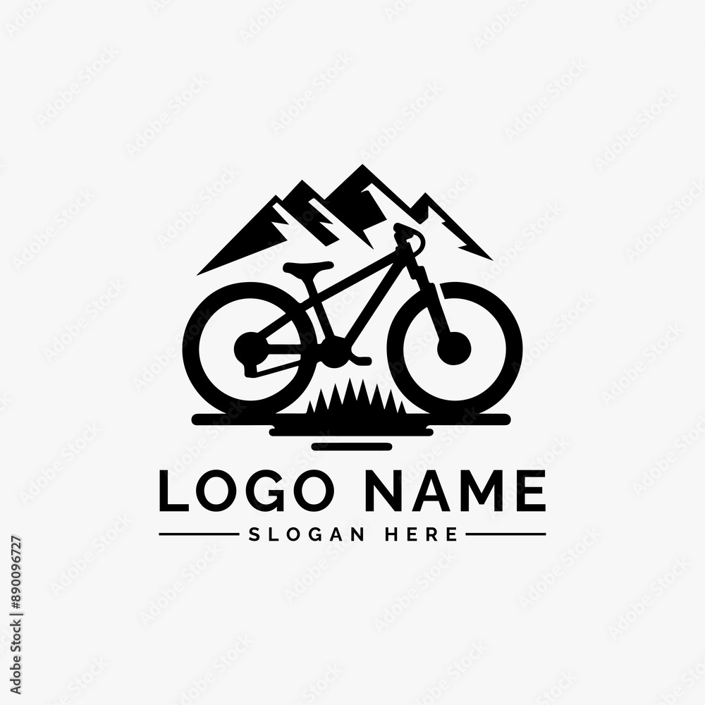 bike logo vector illustration white background bike logo vector illustration white background