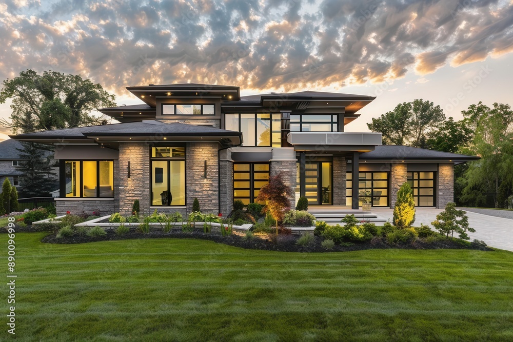 Modern Elegance. Exterior design concept Modern Elegance. Exterior design concept