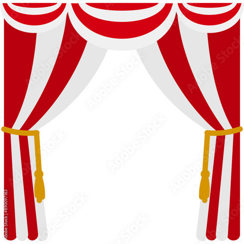 Circus Carnival Curtain