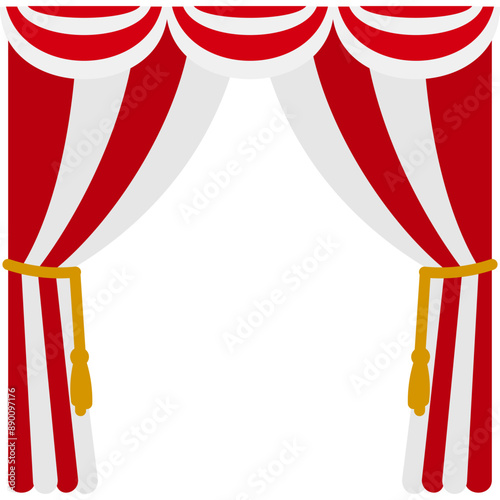 Circus Carnival Curtain
