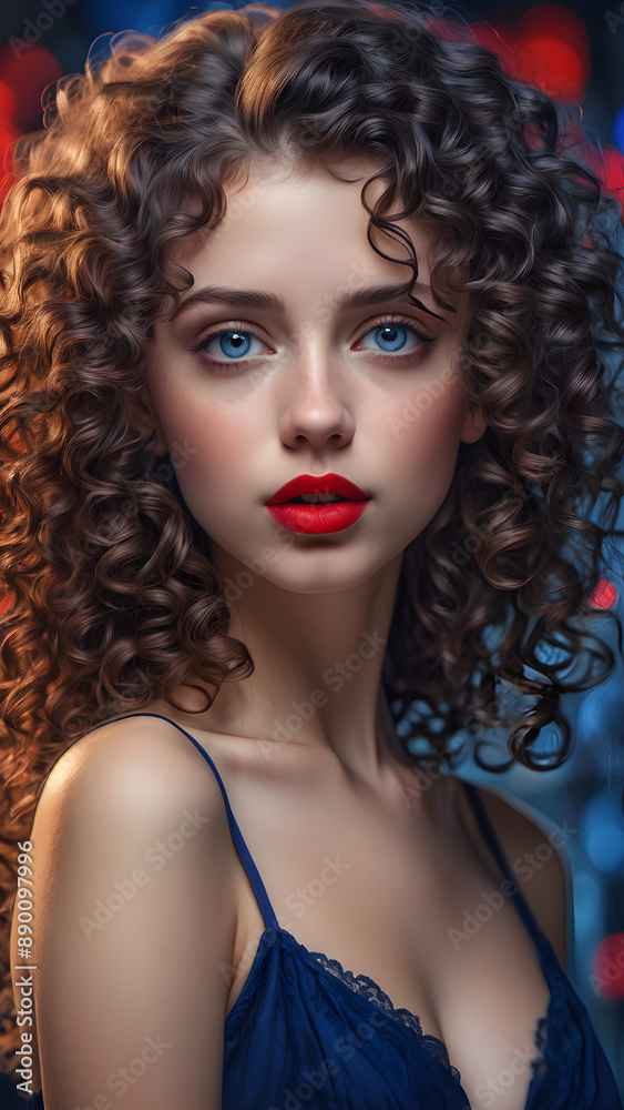 Fototapeta premium A woman Generative AI
