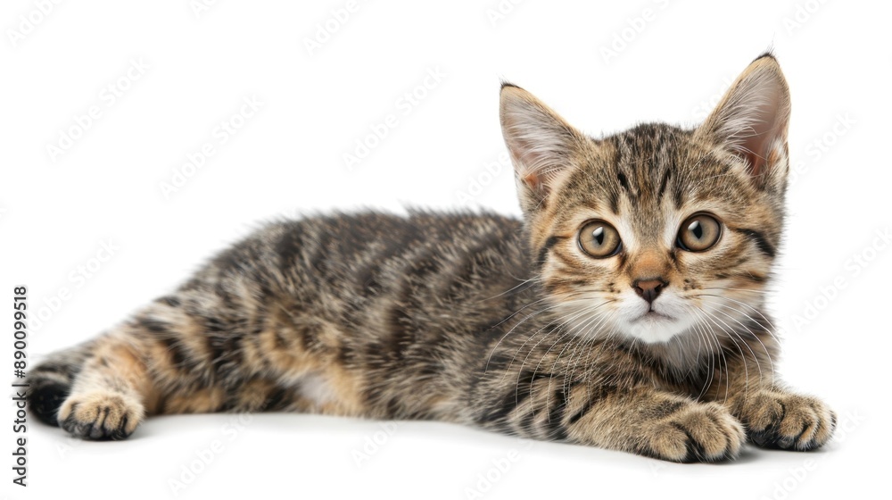 Obraz premium European Shorthair: European Shorthairs are robust and versatile cats, available in many coat colors. Their friendly and adaptable nature makes them excellent companions for any household. 