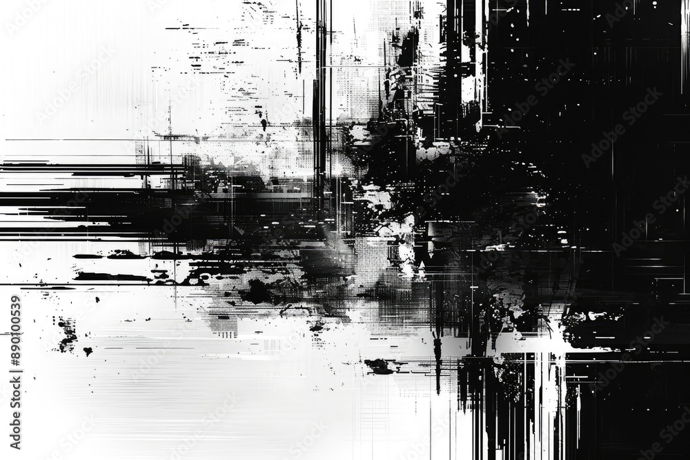 Monochrome Abstract Grunge Art Monochrome Abstract Grunge Art