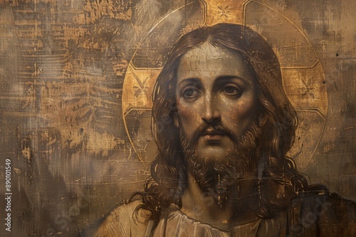 A portrait of Jesus Christ