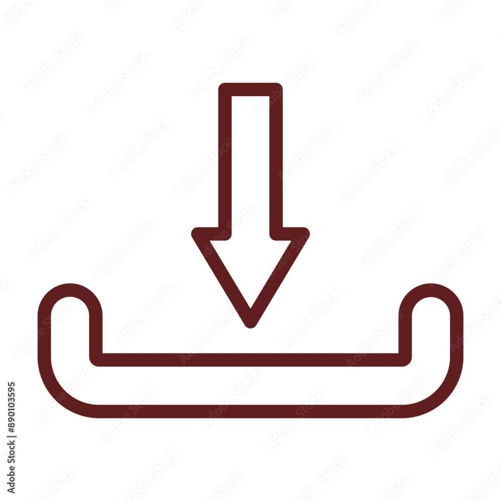 Download Vector Line Maroon Icon Design Download Vector Line Maroon Icon Design