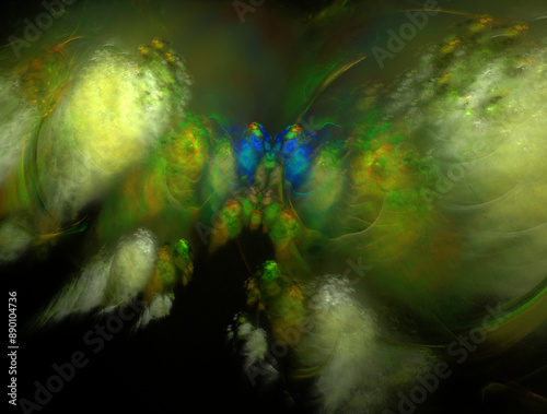 Imaginatory fractal abstract background Image