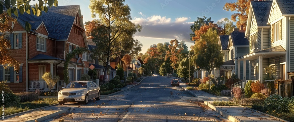 Suburbia Serenity. Life in suburbia is ideal for families Suburbia Serenity. Life in suburbia is ideal for families