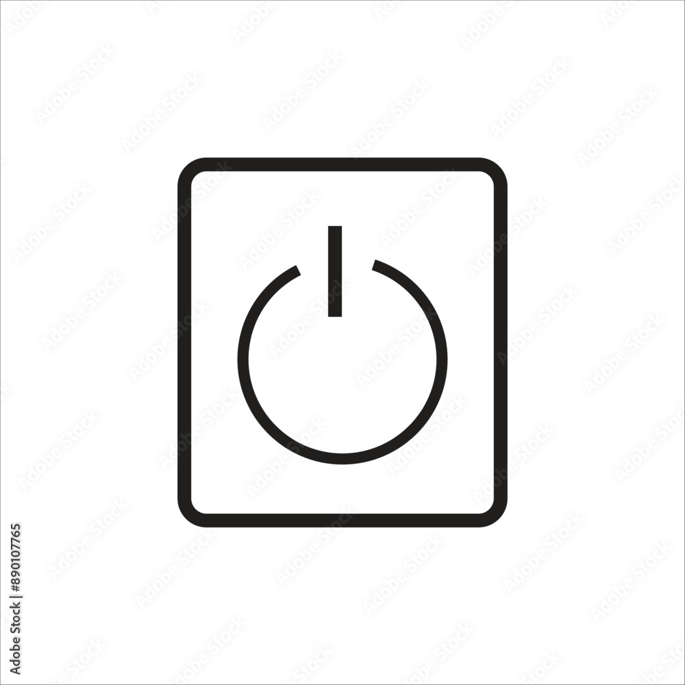 swicth button vector icon line template swicth button vector icon line template