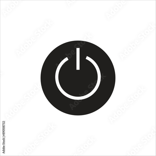 swicth button vector icon line template