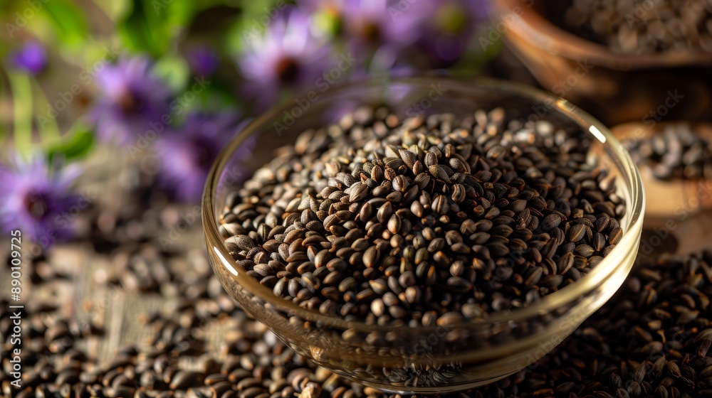 Silybum marianum herb seeds, commonly used for liver health ailments. Silybum marianum herb seeds, commonly used for liver health ailments.