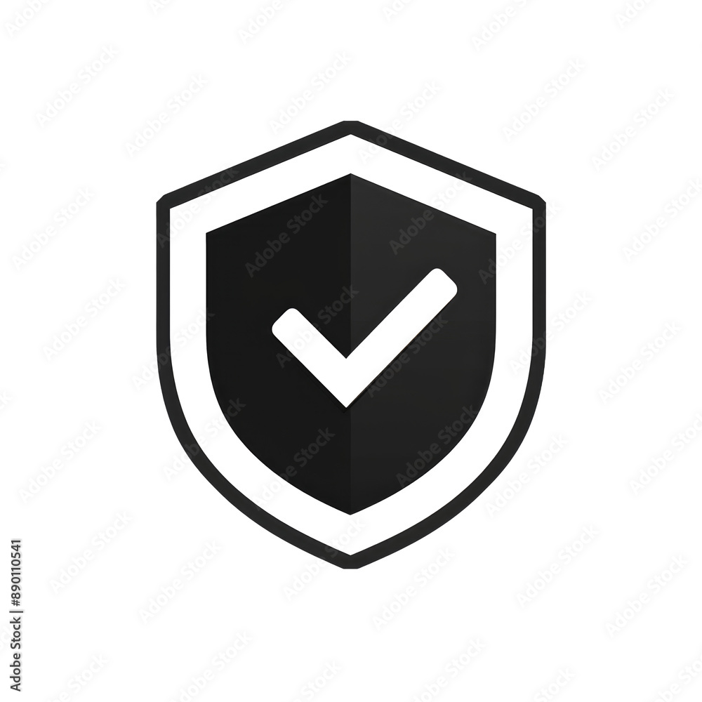 shield protection icon with check mark sign, security shield checked icon black shield protection icon with check mark sign, security shield checked icon black