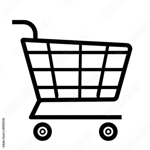 shopping cart black icon