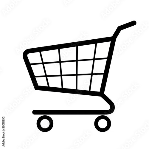 shopping cart black icon
