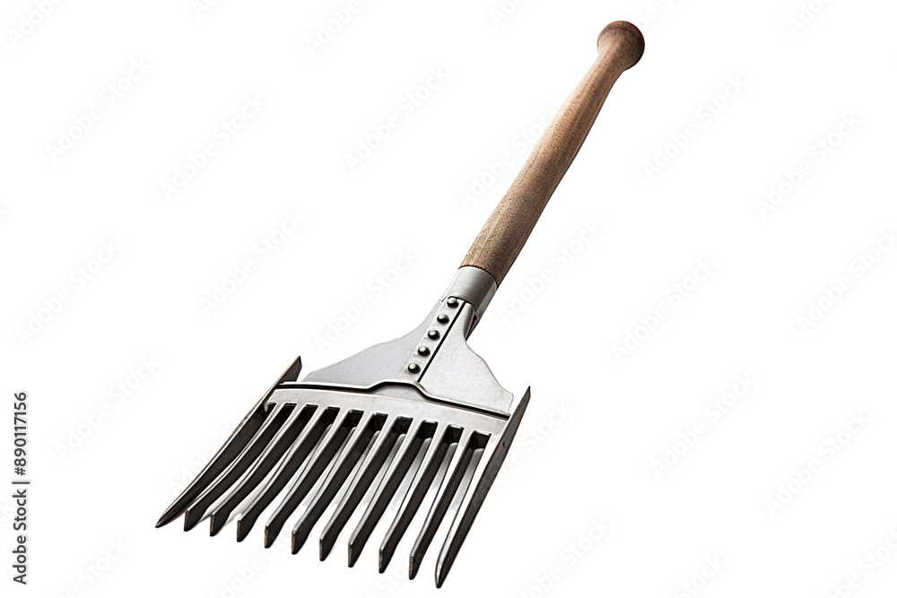A Wooden-Handled Metal Ice Scraper for Winter's Frosty Grip on a Clear PNG or White Background. A Wooden-Handled Metal Ice Scraper for Winter's Frosty Grip on a Clear PNG or White Background.