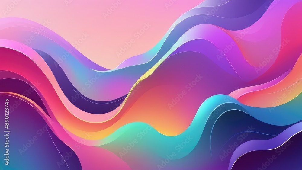 Rainbow Gradient Abstract Wallpaper Rainbow Gradient Abstract Wallpaper