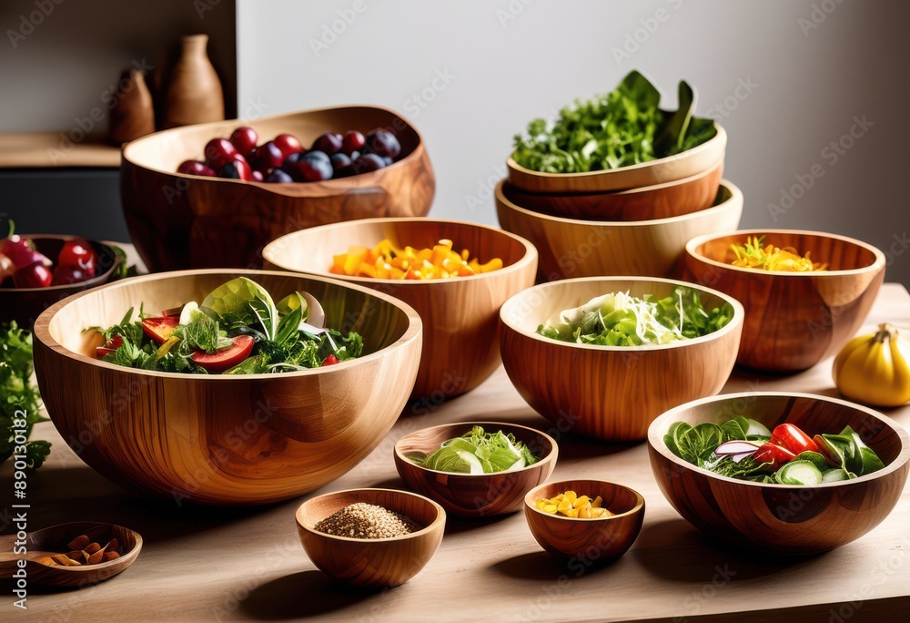 handcrafted wooden salad bowls white rustic kitchen utensils natural eco friendly tableware set, artisanal, culinary, tools, dining, handiwork, homemade, materials handcrafted wooden salad bowls white rustic kitchen utensils natural eco friendly tableware set, artisanal, culinary, tools, dining, handiwork, homemade, materials