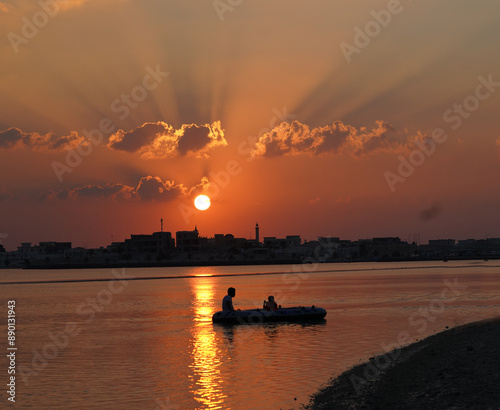 Beautiful sunsets from Doha Qatar