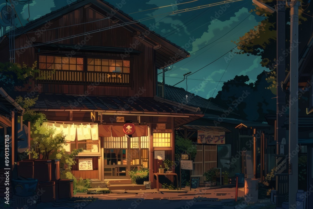 Obraz premium A hidden gem of an art gallery in a quaint village, where local artists' paintings capture the essence of rural life and, Generative AI