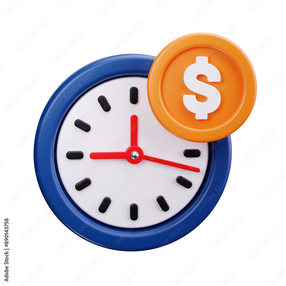 investment 3d render icon investment 3d render icon