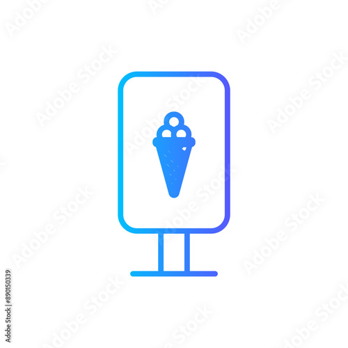 sidewalk gradient icon