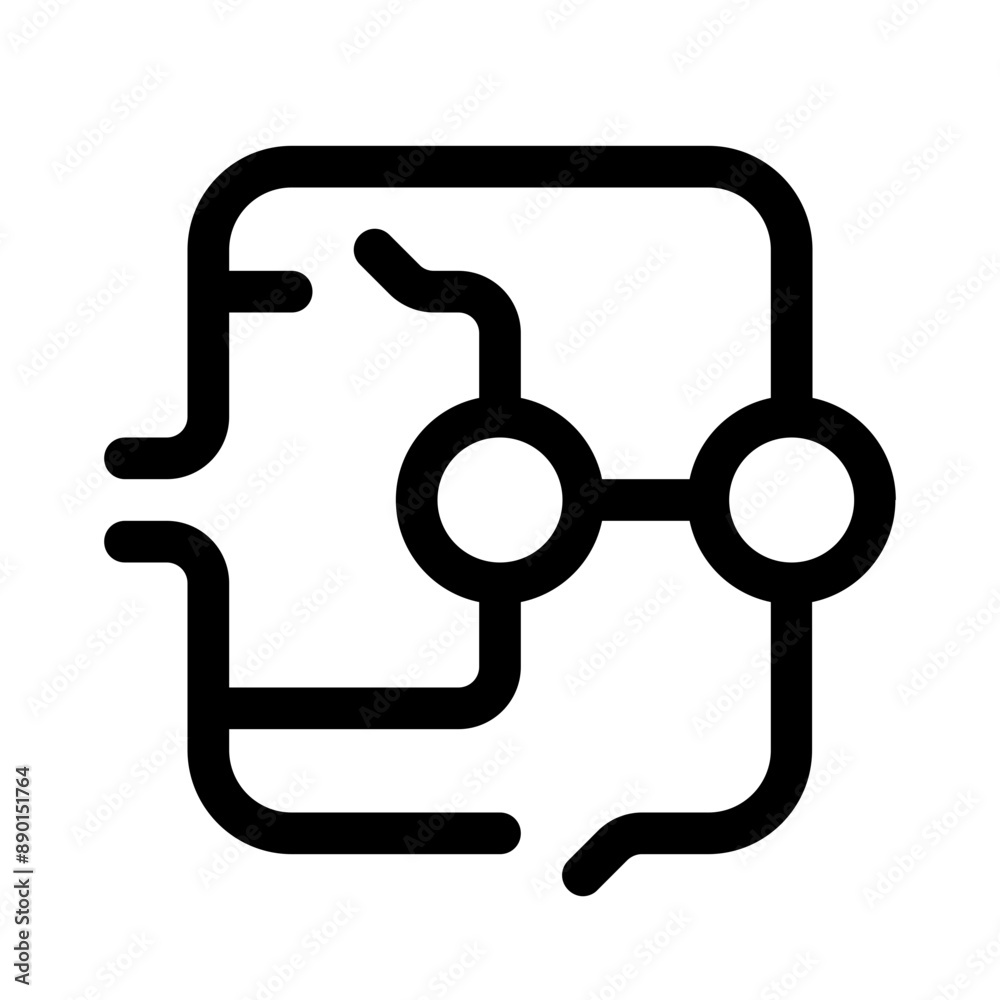 electrical circuit line icon with line style, perfect for user interface projects electrical circuit line icon with line style, perfect for user interface projects