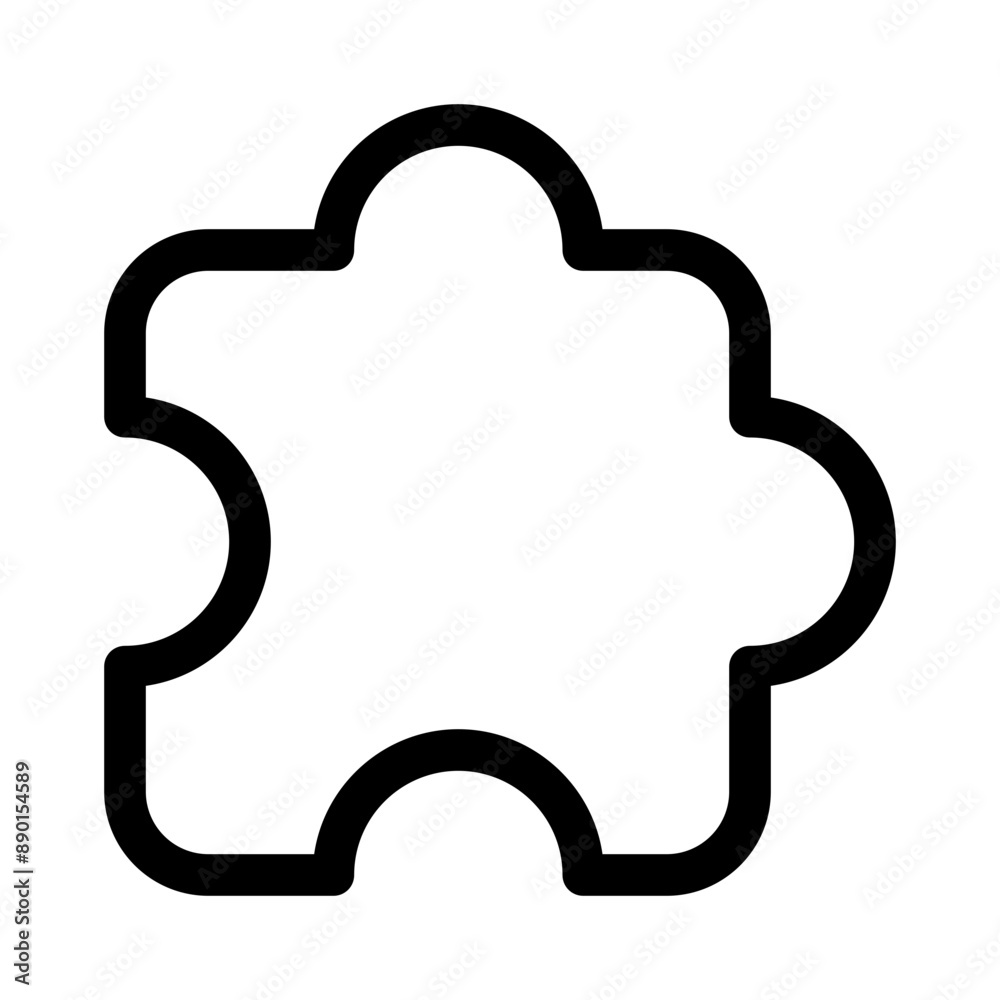 puzzling icon with line style, perfect for user interface projects puzzling icon with line style, perfect for user interface projects