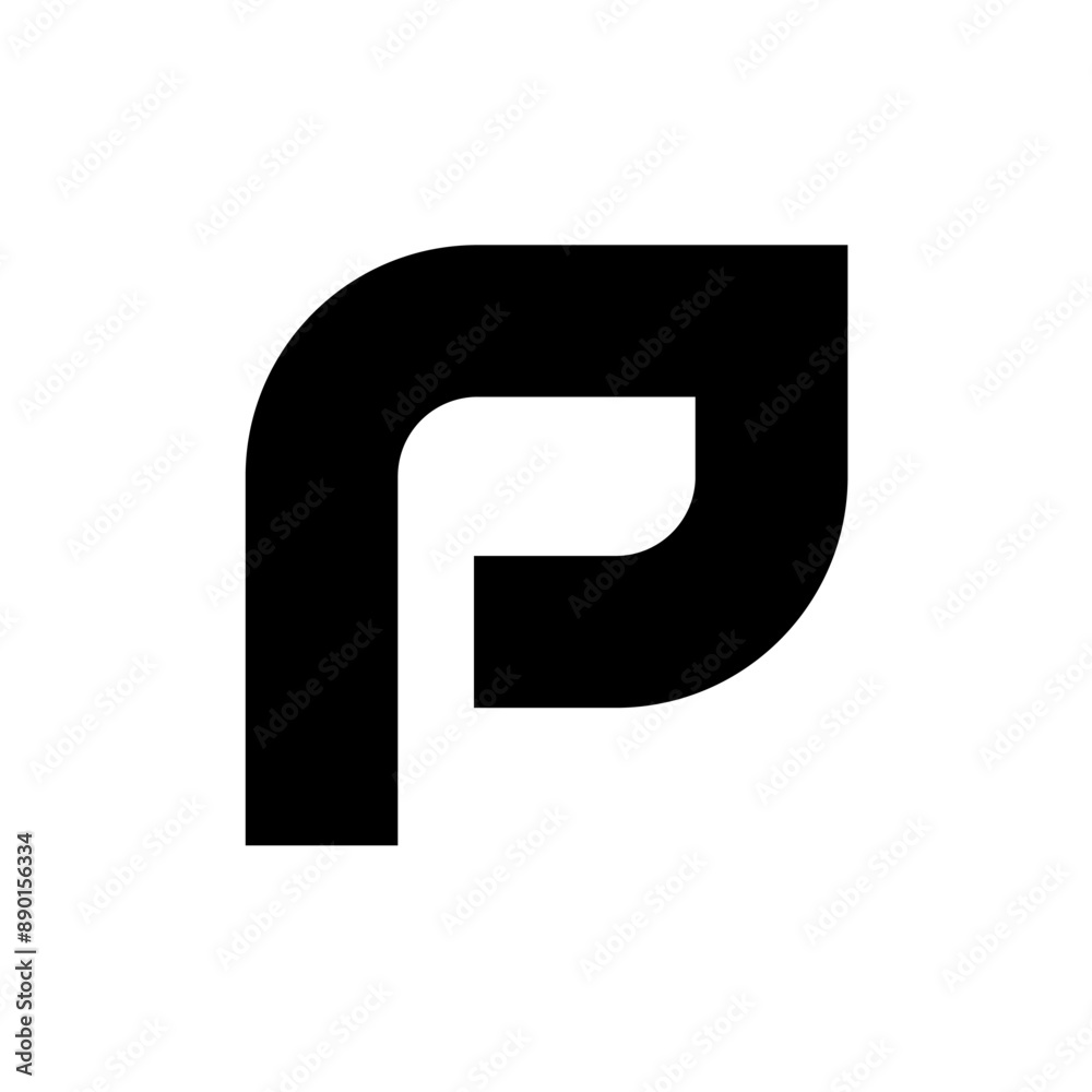 Letter P logo. Icon design. Template elements. Geometric abstract logos Letter P logo. Icon design. Template elements. Geometric abstract logos