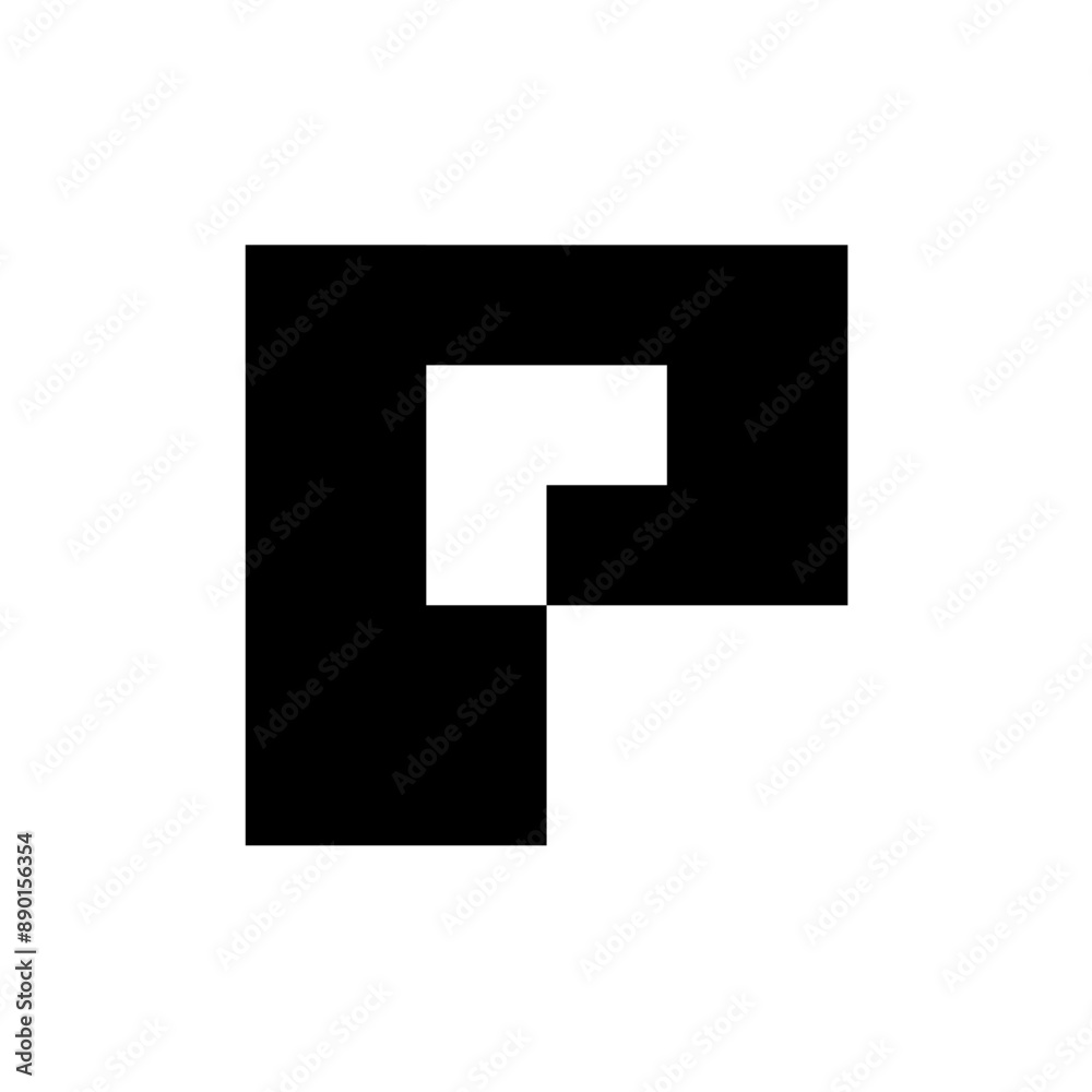Letter P logo. Icon design. Template elements. Geometric abstract logos Letter P logo. Icon design. Template elements. Geometric abstract logos