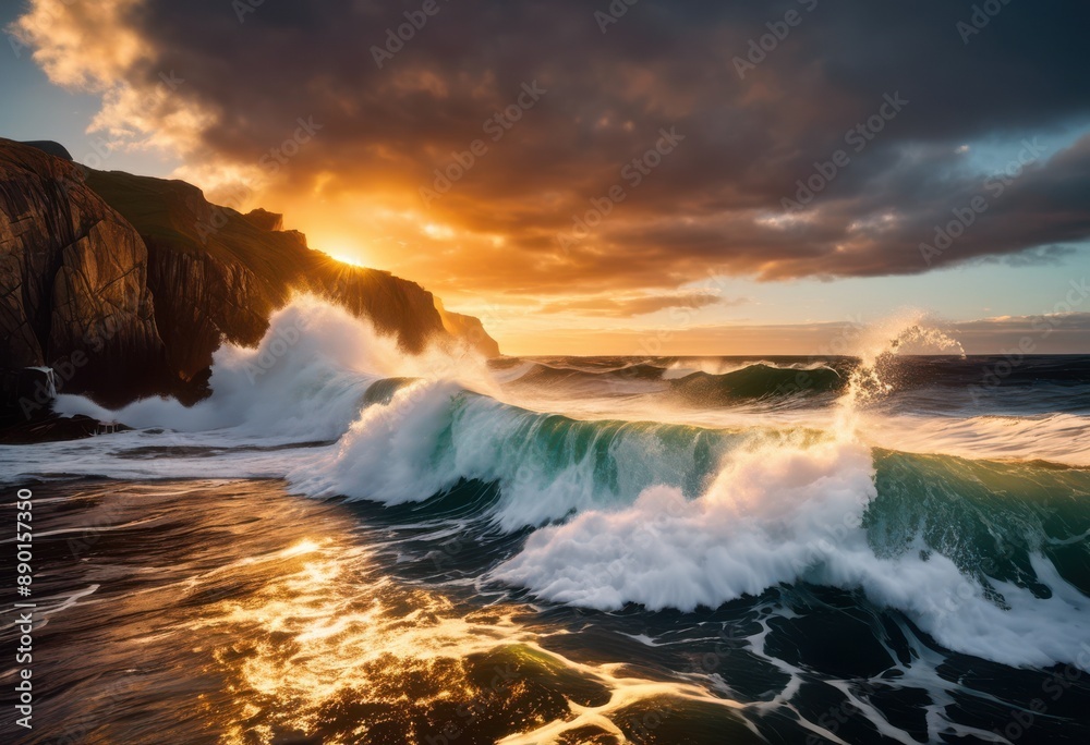 powerful ocean waves crashing steep cliff, rocks, water, nature, force, splash, coastline, strength, dramatic, impact, erosion, marine, rugged, coastal powerful ocean waves crashing steep cliff, rocks, water, nature, force, splash, coastline, strength, dramatic, impact, erosion, marine, rugged, coastal