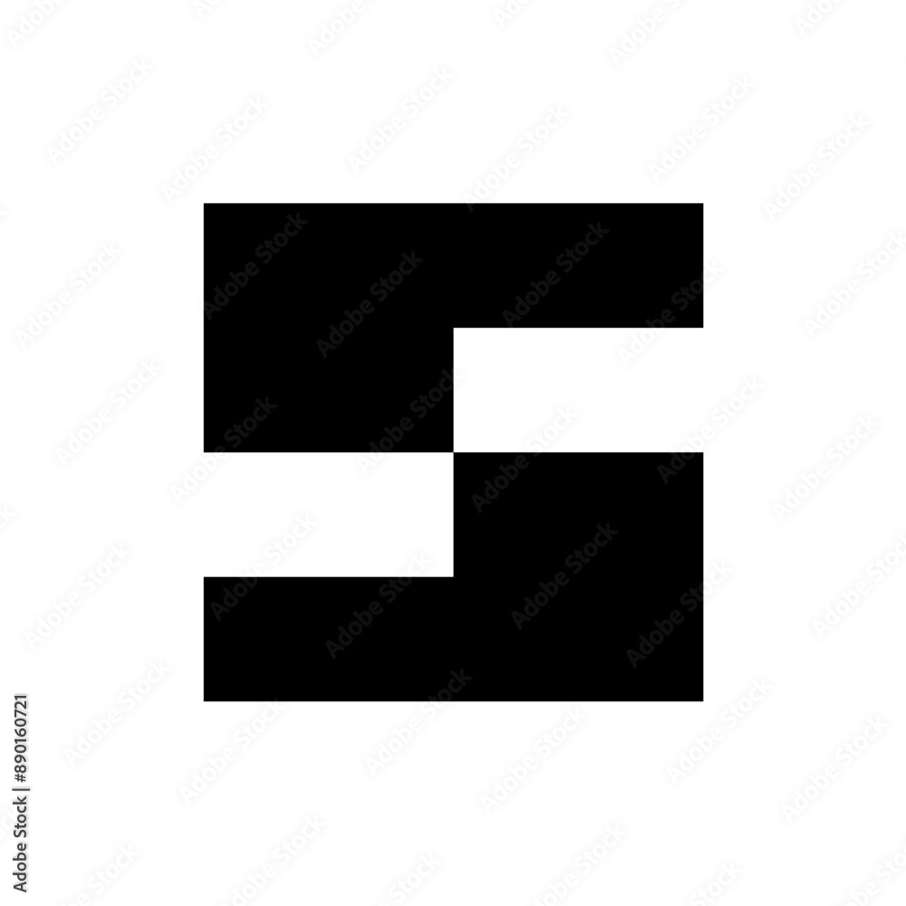 Letter S logo. Icon design. Template elements. Geometric abstract logos Letter S logo. Icon design. Template elements. Geometric abstract logos