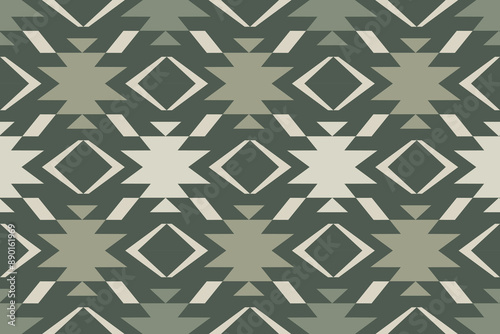 Native pattern american tribal indian ornament pattern geometric ethnic textile texture tribal aztec pattern navajo mexican fabric seamless Vector decoration fashion