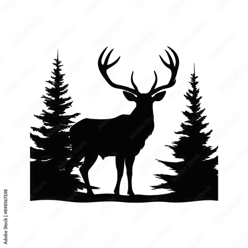hand drawn animals silhouette set hand drawn animals silhouette set